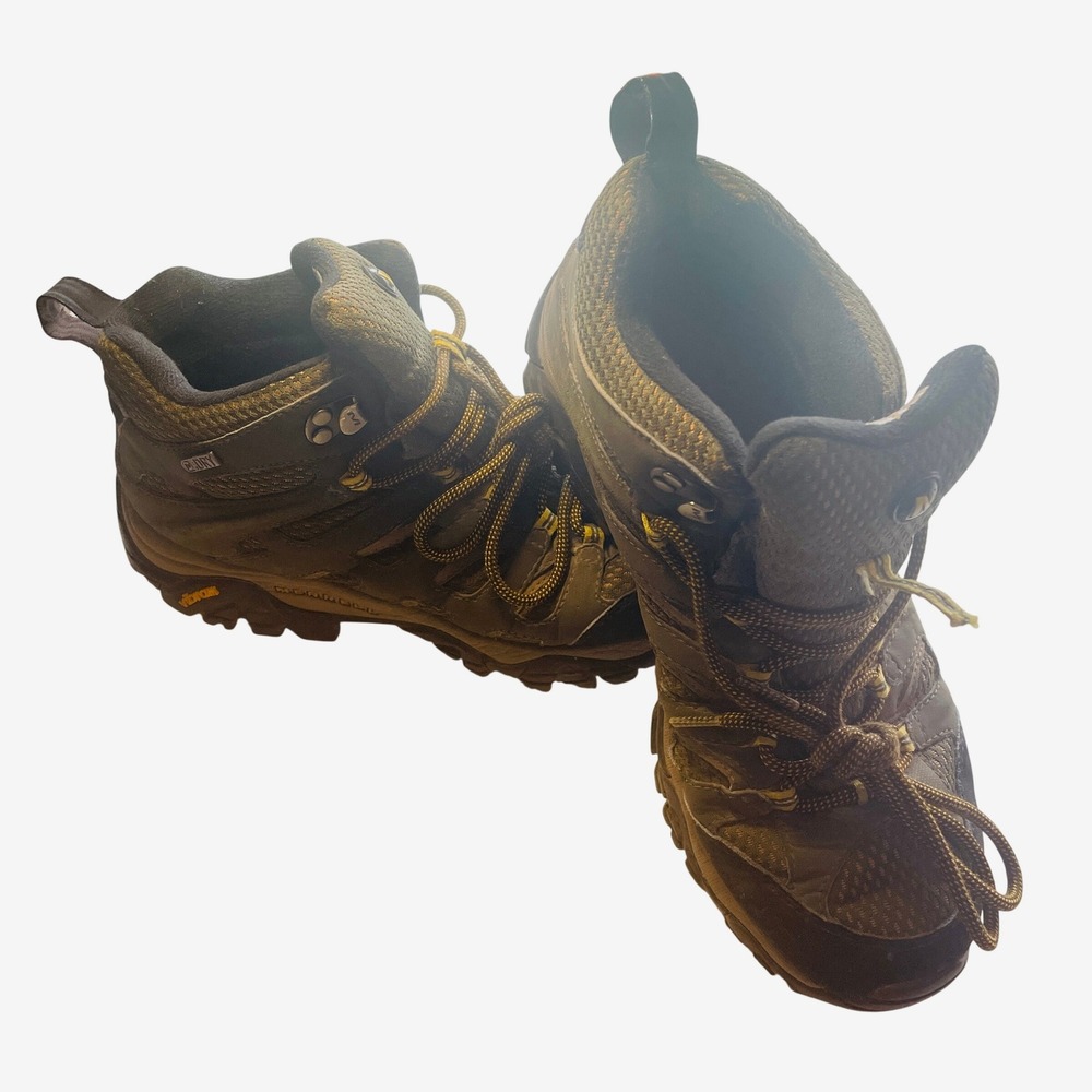 Merrell Mens Moab 2 Mid Waterproof Hiking Shoes Suede Mesh Trail Sneakers 7.5
